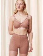 Triumph Sutien cu insertie transparenta Signature - Roz prafuit