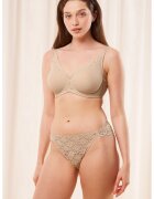 Triumph Sutien cu insertii de dantela Amourette - Bej deschis