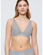 Triumph Sutien cu strat exterior de dantela - Gri deschis
