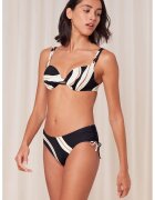 Triumph Sutien de baie cu model abstract - Negru/Maro scortisoara/Crem
