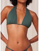 Triumph Sutien de baie reversibil cu cupe triunghiulare - Verde/Roz
