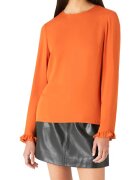 Tru Trussardi Bluza cu garnituri cu volane Hawaiian Sunset -