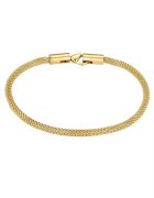 True Rebels Bratara din plasa placata cu aur de 14K - Auriu