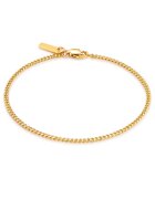 True Rebels Bratara lant placata cu aur de 14K
