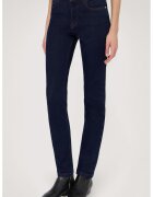 Trussardi Blugi slim fit cu talie inalta - Albastru ultramarin