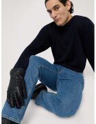Trussardi Blugi slim fit cu talie medie - Albastru