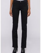 Trussardi Blugi slim fit cu talie medie - Negru