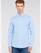 Trussardi Camasa uni regular fit - Albastru pastel