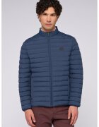Trussardi Geaca matlasata cu buzunare cu fermoar - Albastru inchis