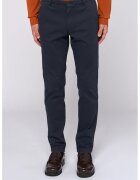 Trussardi Pantaloni chino slim fit cu talie medie - Albastru inchis