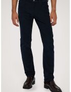 Trussardi Pantaloni din reiat cu model uni - Negru