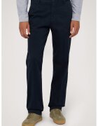 Trussardi Pantaloni regular fit cu talie medie - Albastru inchis