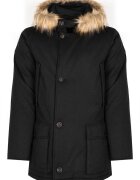 Trussardi Parka cu umplutura de puf natural si gluga -