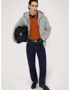 Trussardi Pulover polo cu fenta cu nasturi - Portocaliu mandarina