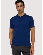 Trussardi Tricou polo din amestec de bumbac - Bleumarin