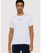 Trussardi Tricou regular fit cu imprimeu logo - Alb optic