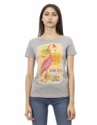 Trussardi Tricou slim-fit cu decolteu rotund - Gri