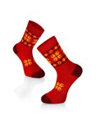 Try To Fly Sosete bumbac Active Lifestyle Socks ETHNO Red