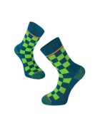Try To Fly Sosete bumbac Active Lifestyle Socks Squares Verde Petrol