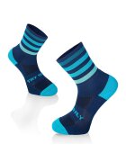 Try To Fly Sosete pentru alergat RUNNING MICROLON SOCKS Albastru inchis - Turcoaz