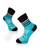 Try To Fly Sosete pentru alergat RUNNING MICROLON SOCKS Turquoise - Black