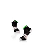 Try To Fly Sosete scurte pentru ciclism - CYCLING ANKLE SOCKS Meryl® Skinlife Black-White