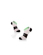 Try To Fly Sosete scurte pentru ciclism - CYCLING SNEAKER SOCKS Meryl® Skinlife White-Black