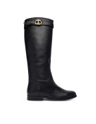 TWINSET Cizme dama - piele naturala - negru 00006 252TCP19C