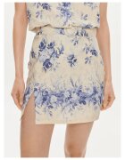 TWINSET Fusta creion dama ecru - albastru