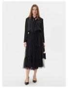 TWINSET Fusta neagra - tul