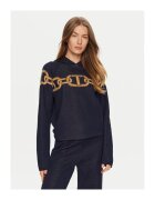 TWINSET Pulover dama bleumarin - moale