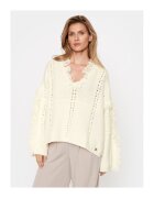 TWINSET Pulover de dama ecru -