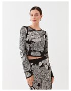 TWINSET Pulover de dama negru -