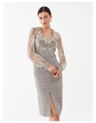 TWINSET Rochie casual de dama gri -