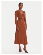 TWINSET Rochie tricotata maro