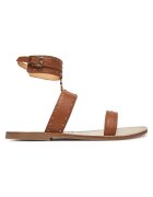 TWINSET Sandale dama - piele naturala - Maro Cuoio
