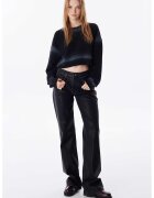 TWIST Blugi drepti cu design 5 buzunare - Negru stins