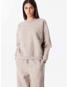 TWIST Bluza de trening cu detalii cu aspect deteriorat - Grej