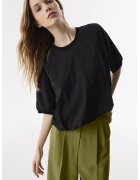 TWIST Bluza lejera cu maneci medii - Negru