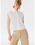 TWIST Camasa crop cu maneci scurte - Alb optic