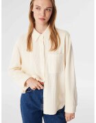 TWIST Camasa lejera cu model uni - Alb fildes