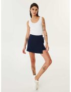 TWIST Fusta-pantalon uni cu talie inalta - Bleumarin