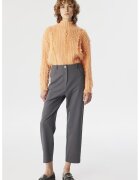 TWIST Pantaloni crop cu croiala dreapta - Gri deschis