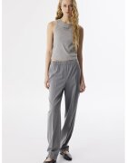 TWIST Pantaloni cu croiala conica si talie elastica - Gri