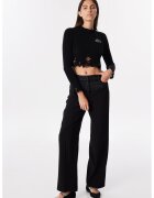 TWIST Pantaloni drepti cu talie medie - Negru