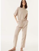 TWIST Pantaloni jogger cu snur - Maro deschis