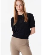 TWIST Pulover cu maneci scurte - Negru
