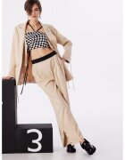 TWIST Sacou cu model uni si nasturi - Bej