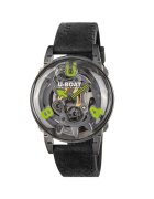 U-Boat 3350 Mens Watch U-65 Capsoil 44mm SS Green 5ATM