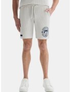 UCLA Pantaloni scurti de bumbac Sierge - Alb murdar